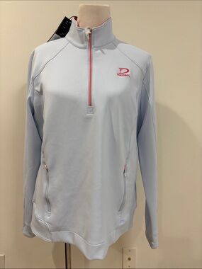 Doonbeg Light Blue Women's 1/4 Zip Pullover